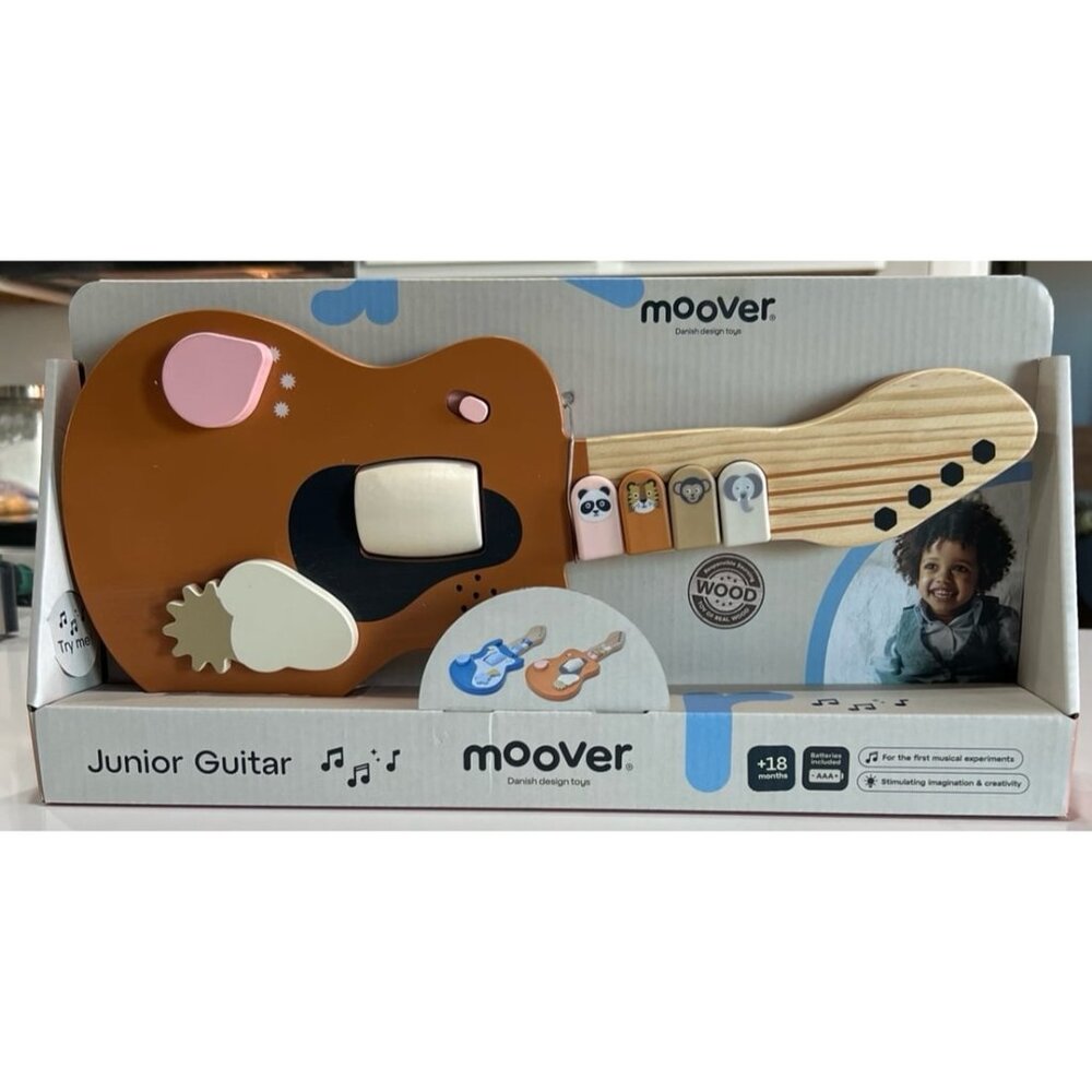 Moover Junior Guitar, a wooden musical instrument toy